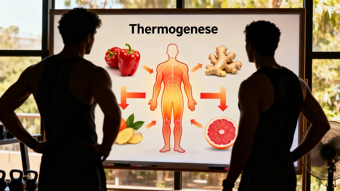 Tableau thermogenèse sportifs et aliments clés