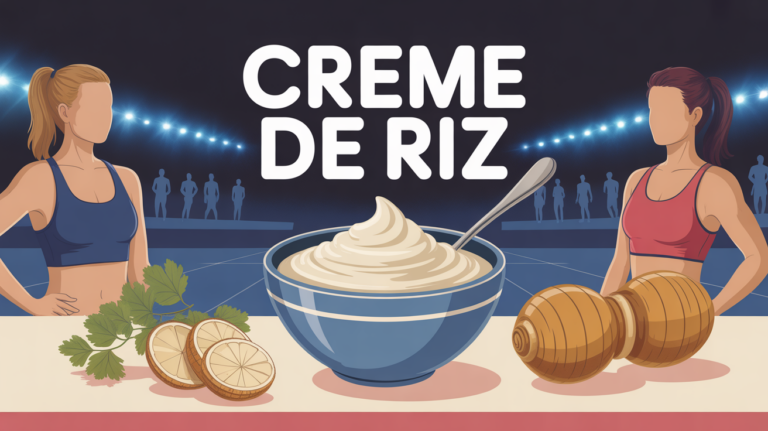 bol creme de riz muscu illustration haltere gourde