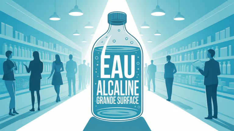 eau alcaline grande surface bouteille rayon