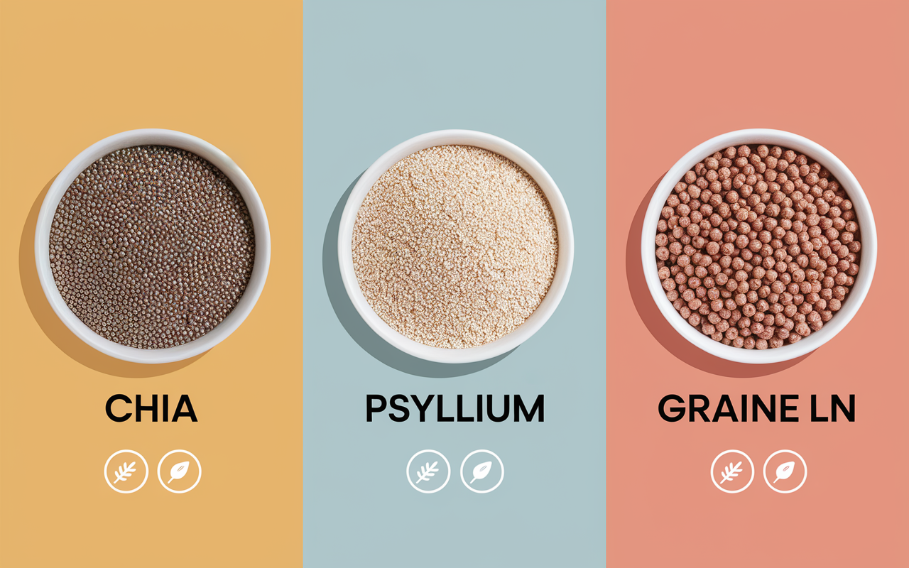 graine de chia et constipation tableau fibres digestifs