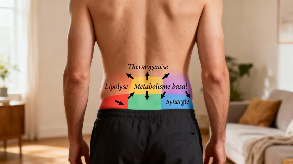 schema mecanismes brule-graisse abdominale corps humain