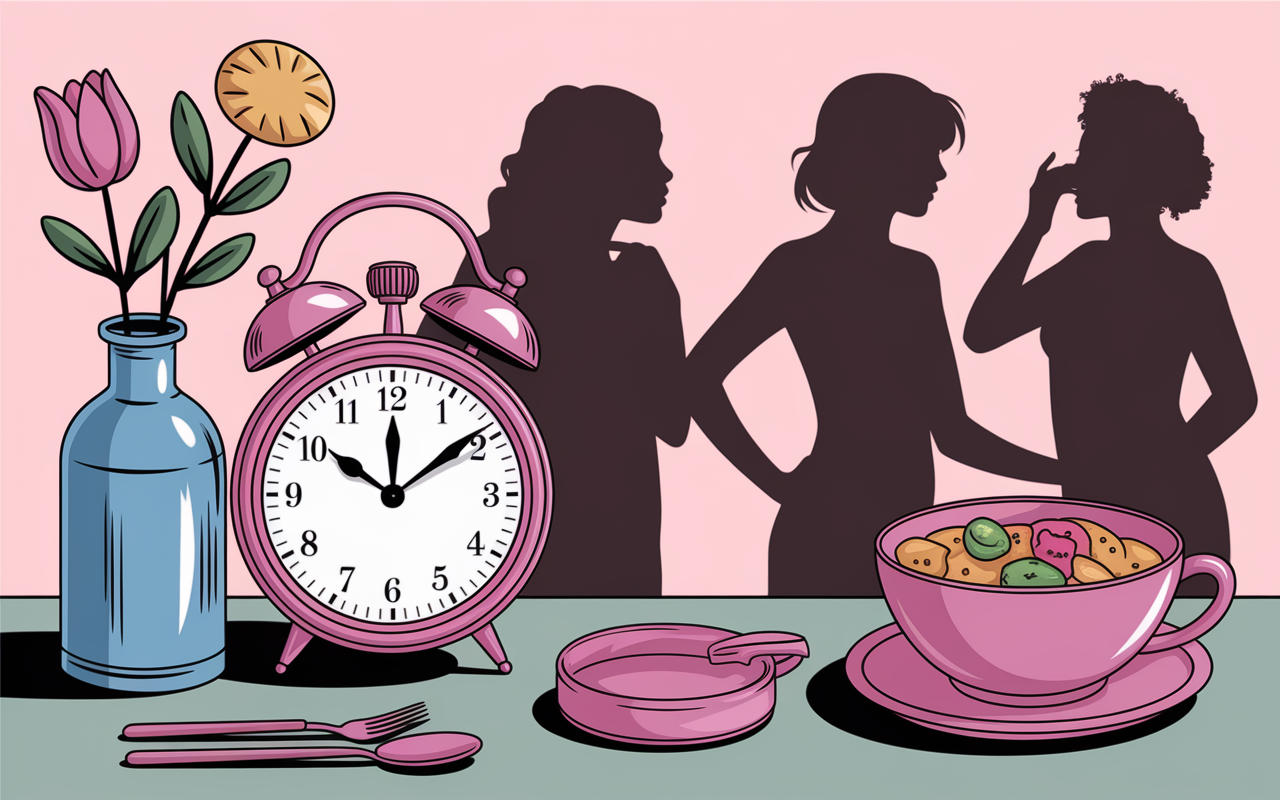 horloge flacon zinc petit dejeuner matin