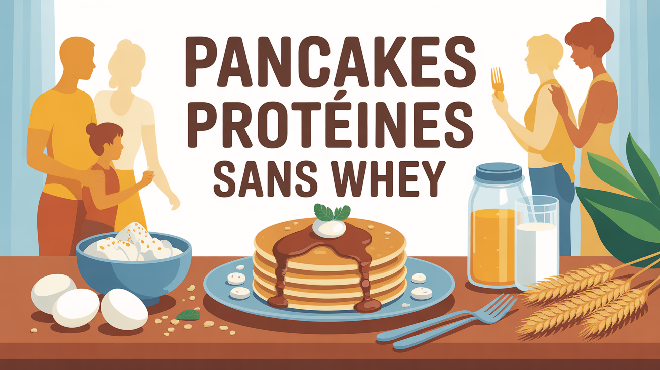 recette pancake proteine sans whey stylisee petit dejeuner