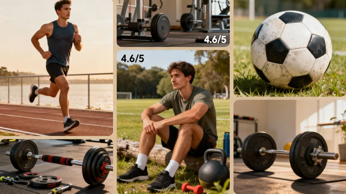 Equipements running fitness football outdoor musculation