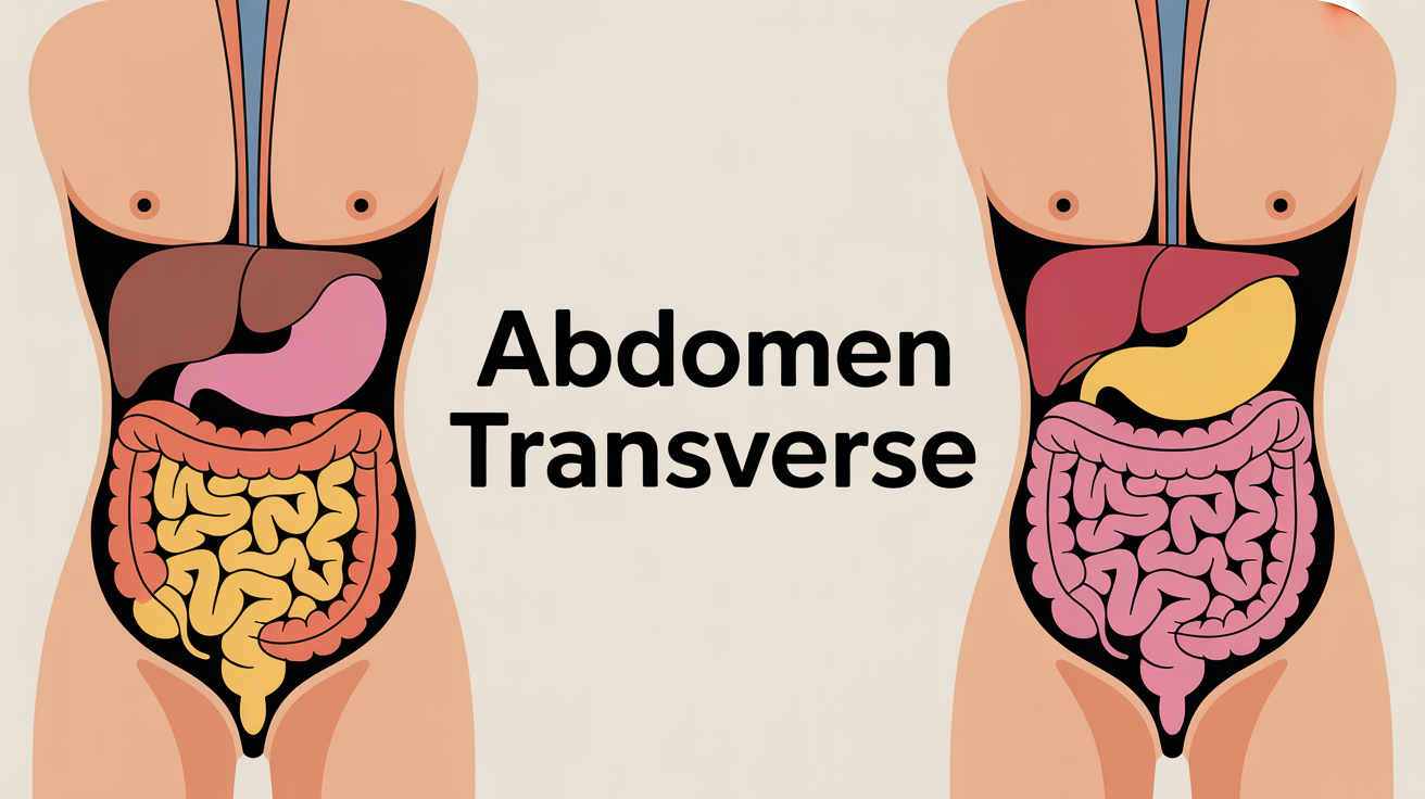 abdomen coupe transverse transverse de l abdomen