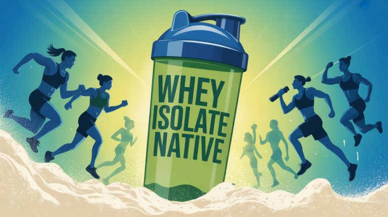 whey isolate native nutriaandco fond bleu athlètes