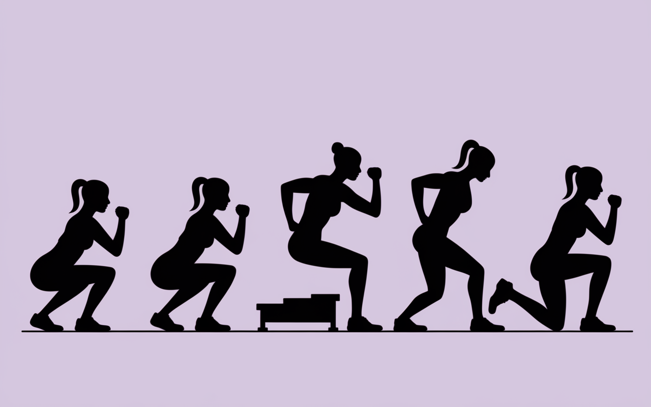 exercices musculation jambes maison series repetitions