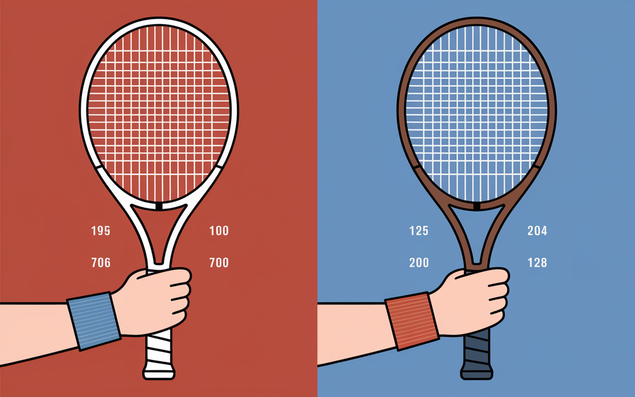 prise de raquette tennis illustration positions main
