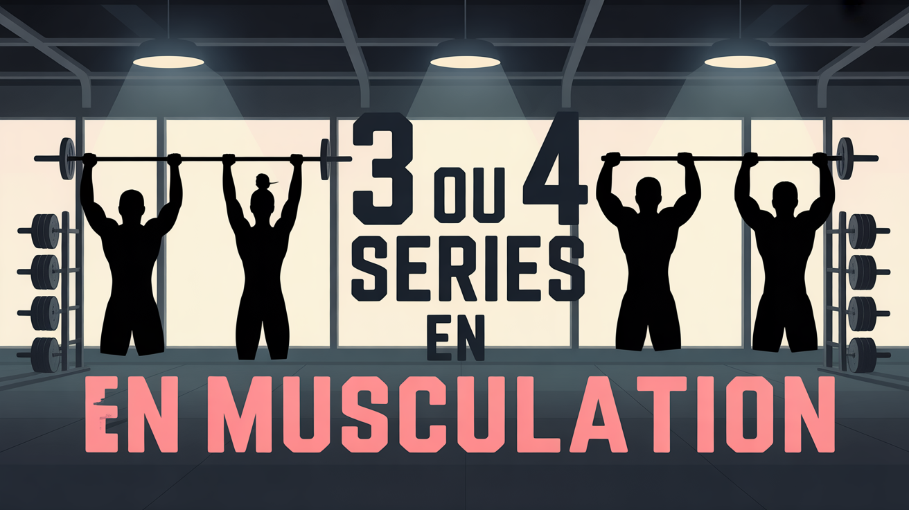 3 ou 4 series muscu silhouettes en salle