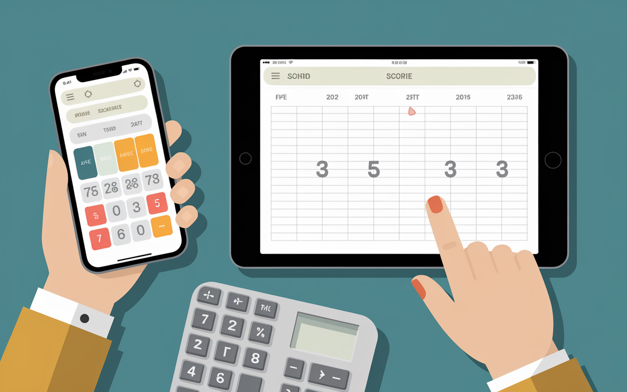 simulateur mobile calcul point tennis de table