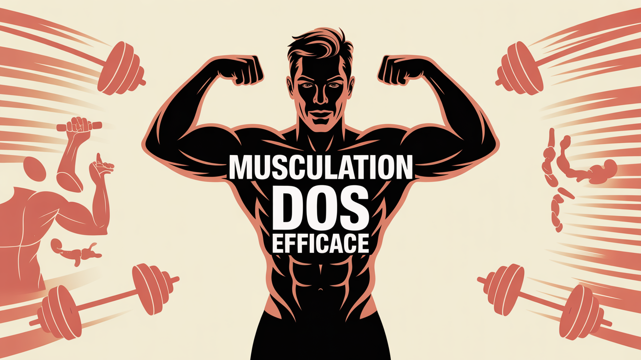 illustration dos musculation homme