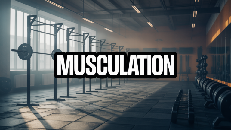 la musculation est elle un sport image salle haltères silhouettes