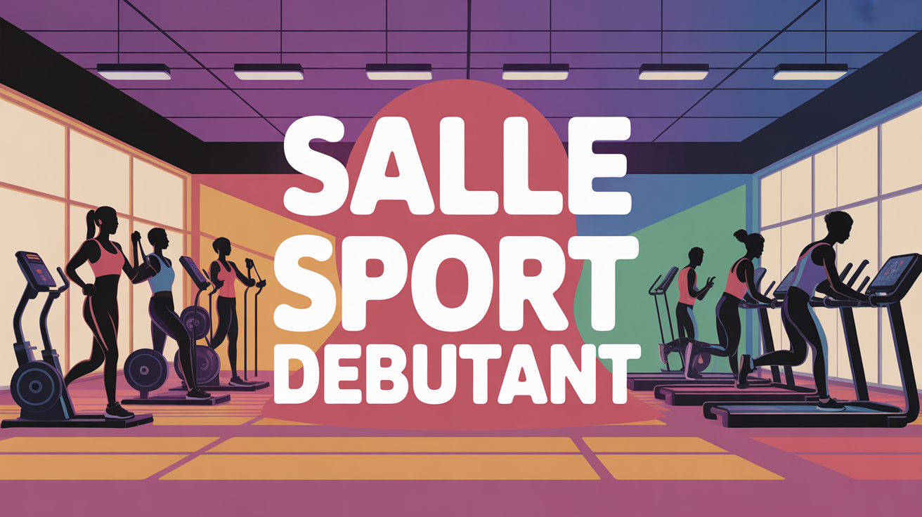 Salle de sport moderne avec debutants sur machines en salle de sport