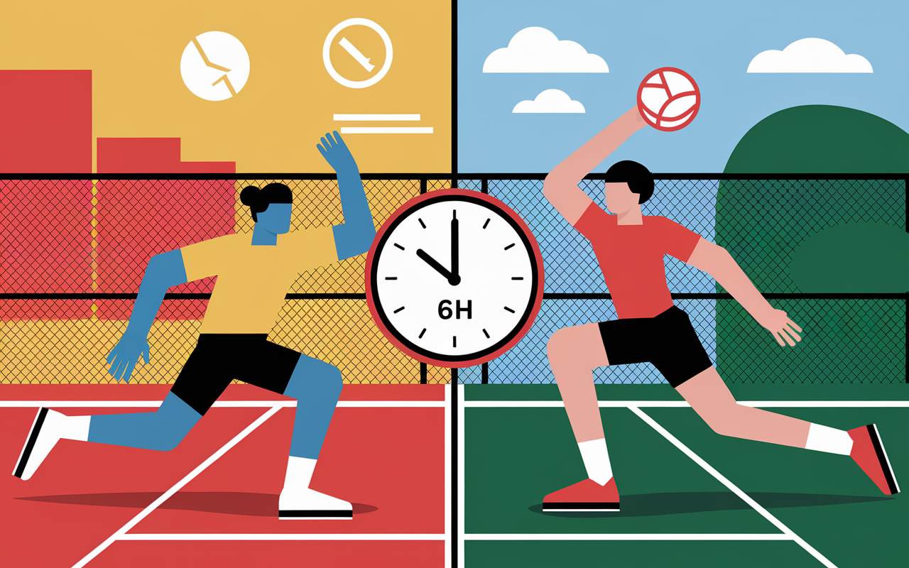 Mix jogging et musculation schéma horloge ville