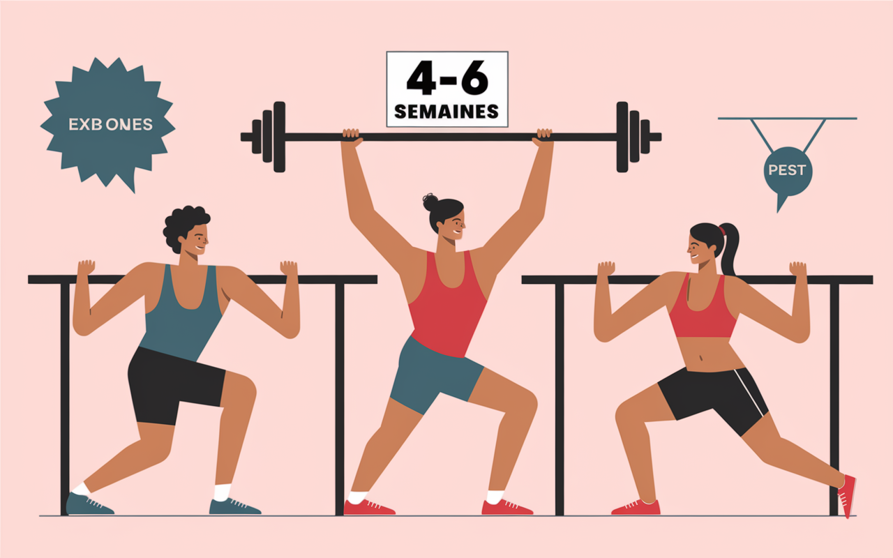Exercices split musculation 5 fois par semaine résultat