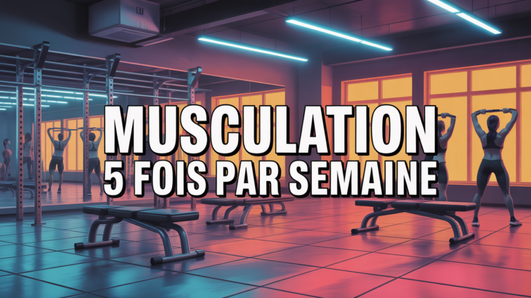 Salle sport musculation 5 fois par semaine résultat