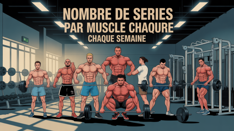 tableau du nombre de serie par muscle par semaine