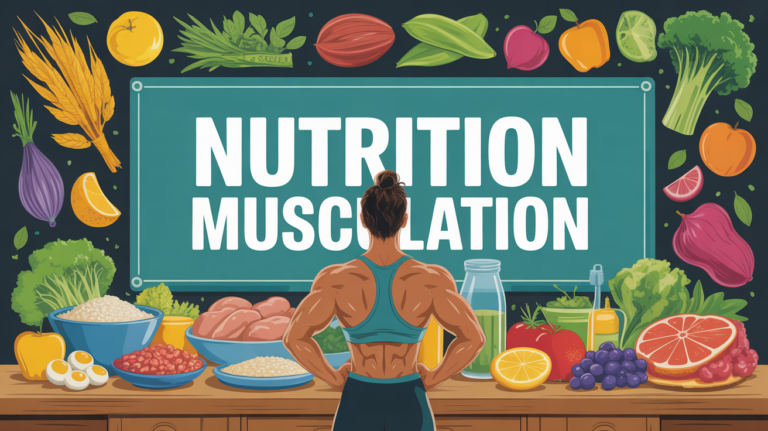 Nutrition pour la musculation table aliments bruts