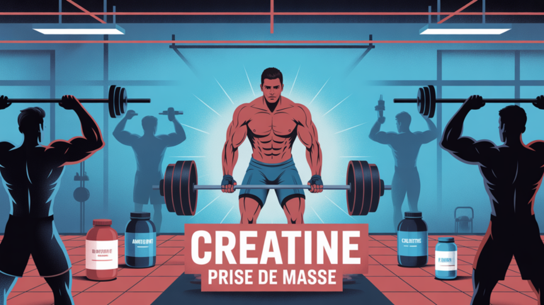 Image prise de masse creatine salle musculation