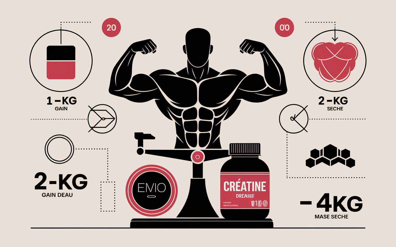 Image prise de masse creatine gain muscles