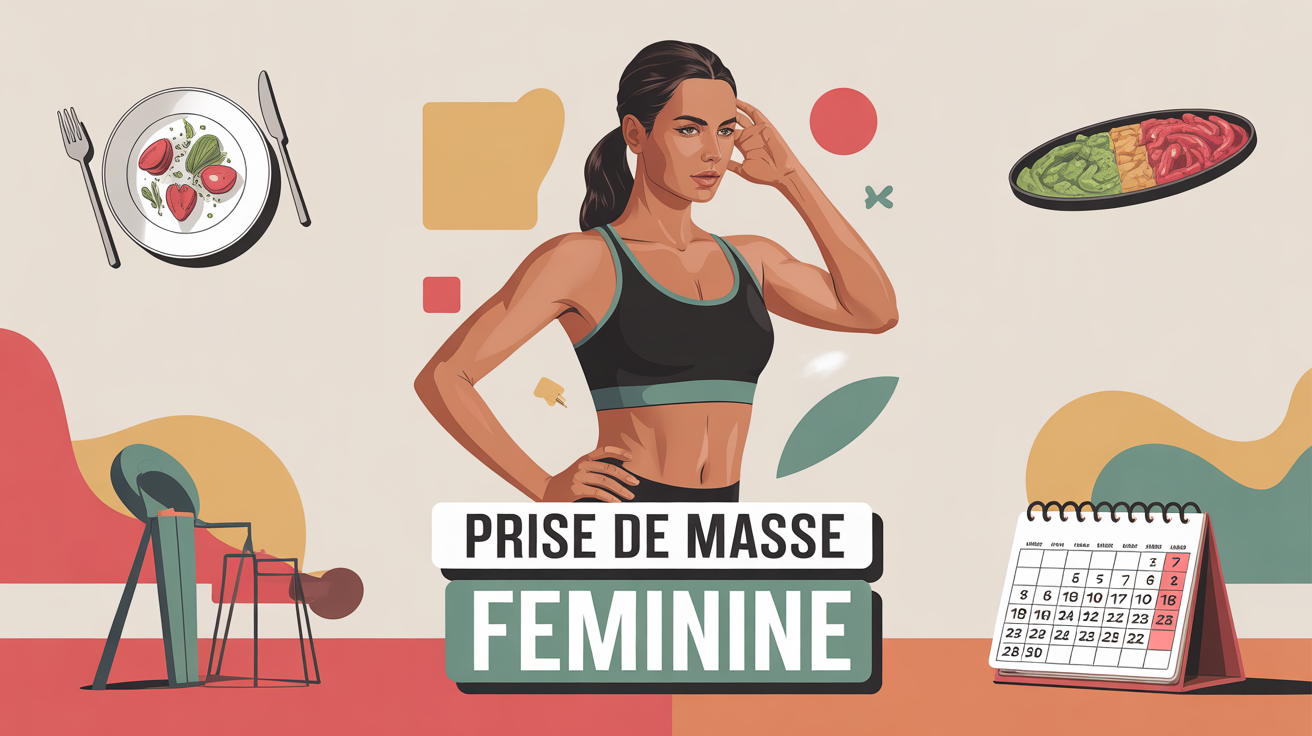 prise de masse femme silhouette sportive et equipements