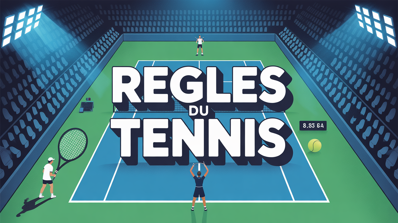 règles du tennis pour les nuls court vu du dessus