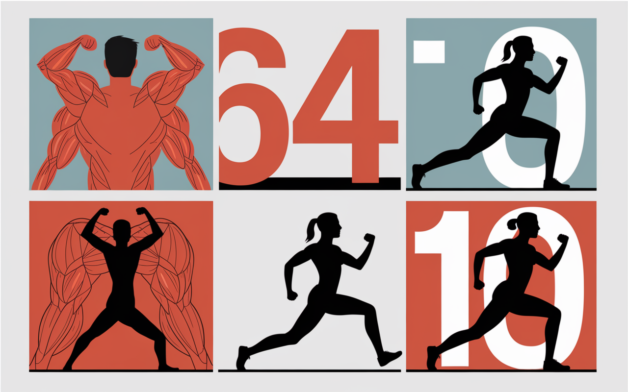 Vue dos face muscle du corps sport