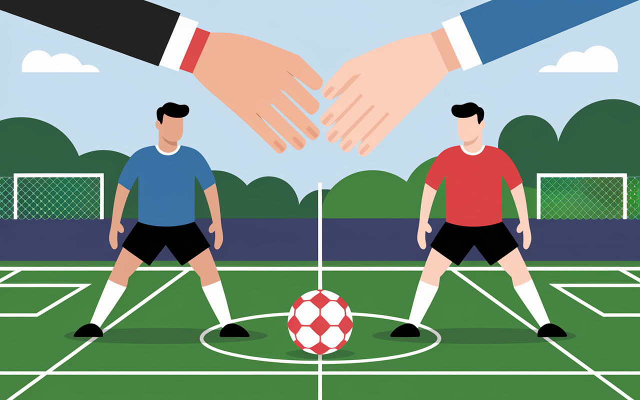 reprise de dribble handball faute arbitre
