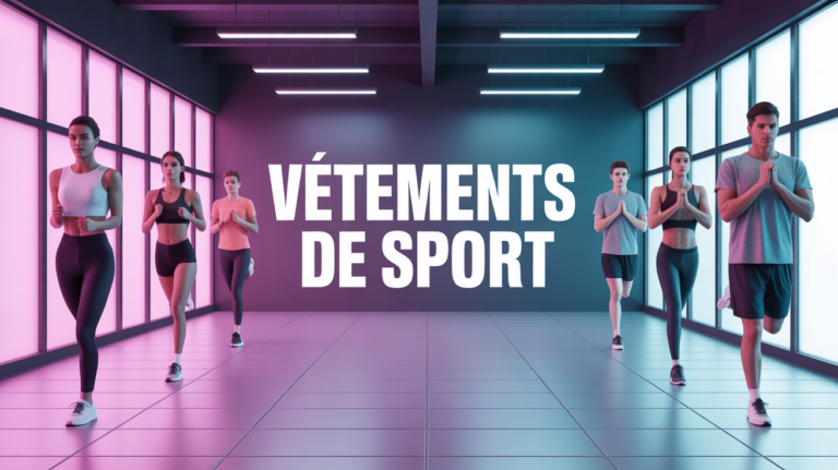 vetement pour salle de sport scene motivante silhouettes