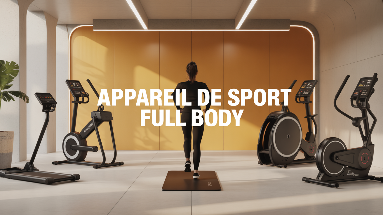 ensemble d'appareils de sport qui fait travailler tout le corps en intérieur