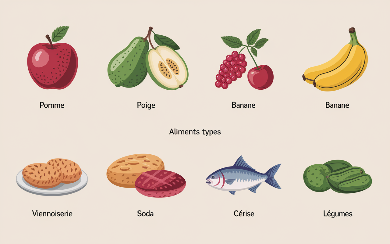 banane et triglycérides tableau aliments à éviter