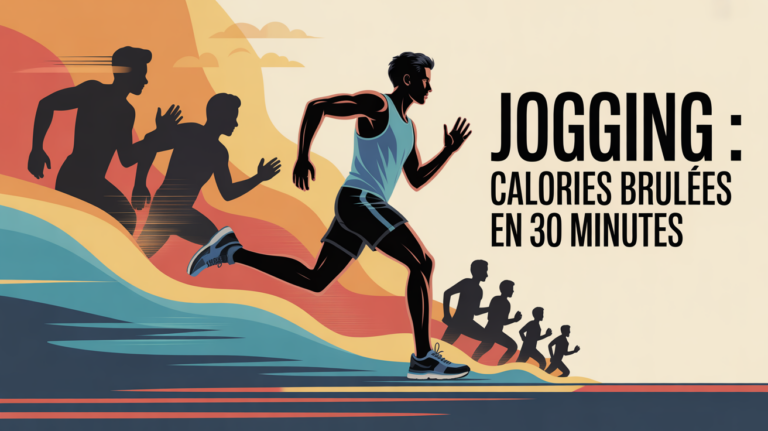 calories brulees jogging 30 minutes coureur stylise
