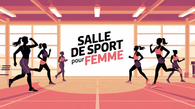 femme salle de sport silhouettes en mouvement