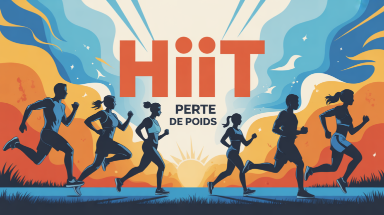 hiit perte de poids silhouettes dynamiques sport