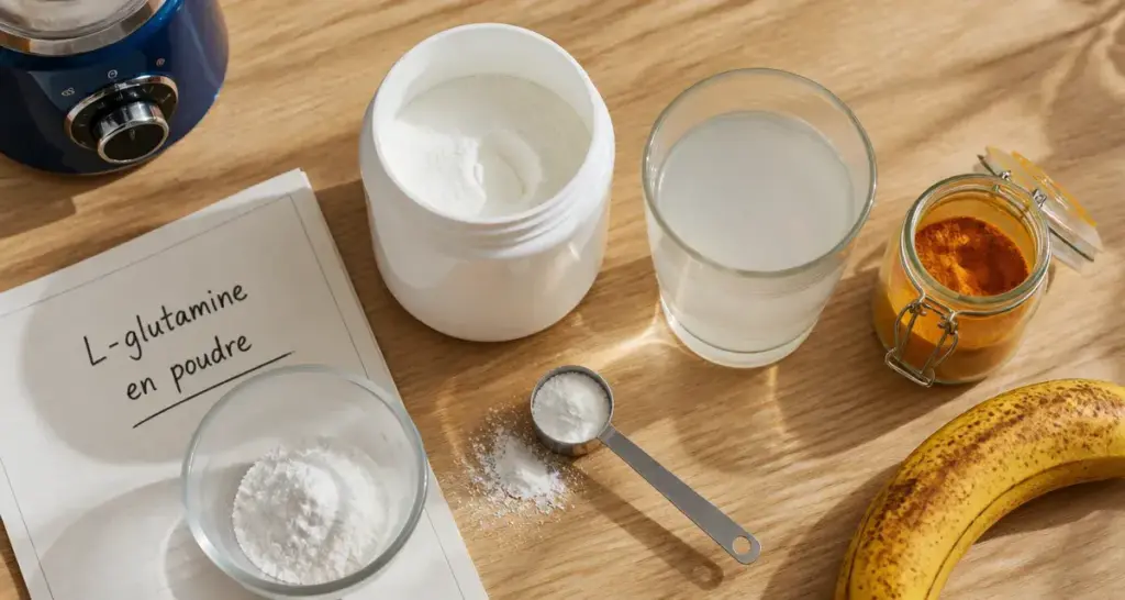 l glutamine en poudre pour tube digestif