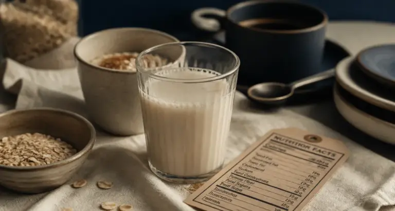 Lait d avoine pour maigrir : 42 calories, glucides à maîtriser