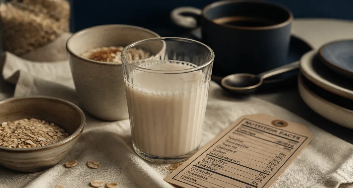 Lait d avoine pour maigrir : 42 calories, glucides à maîtriser