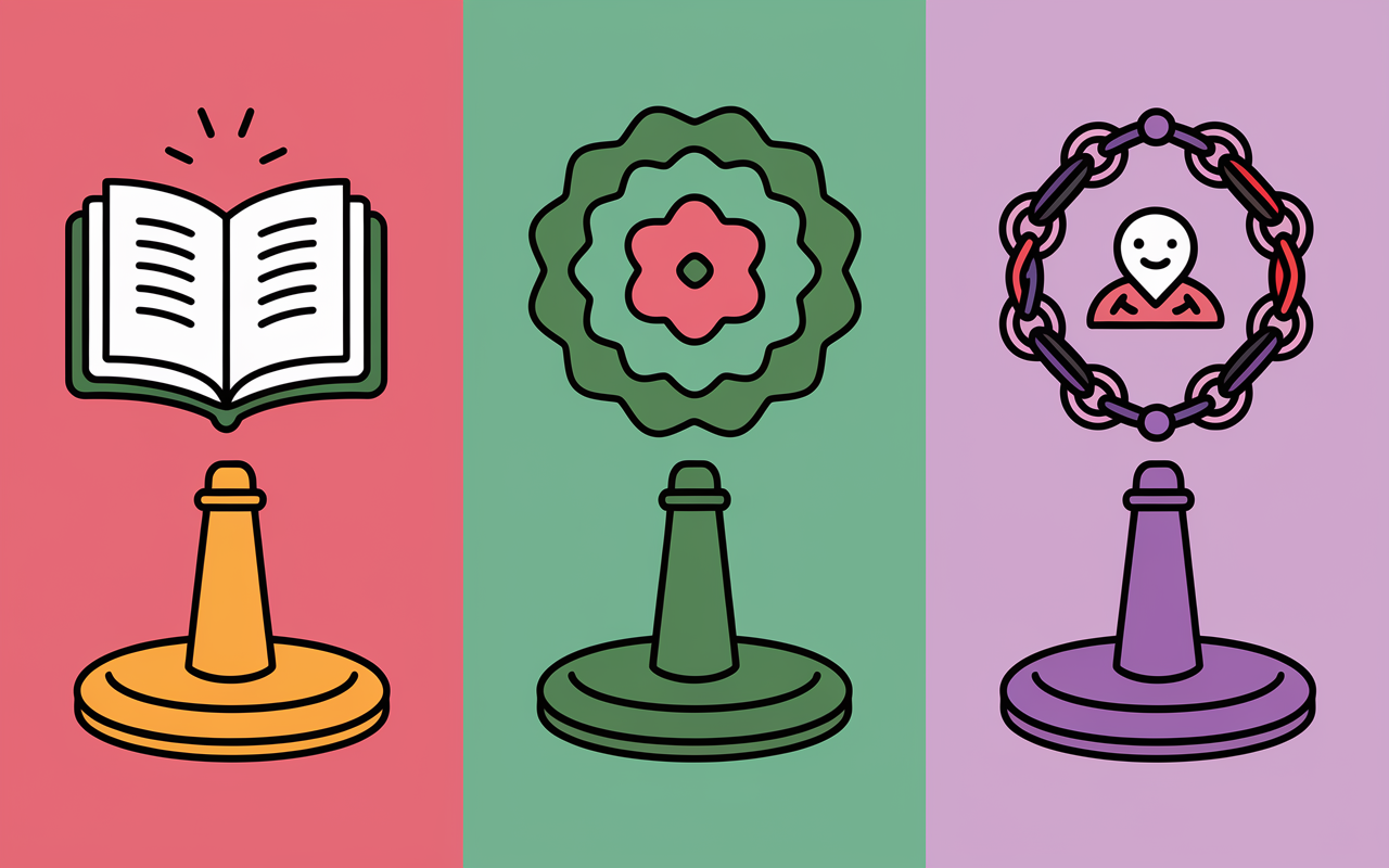 metier insolite piliers SEO illustration