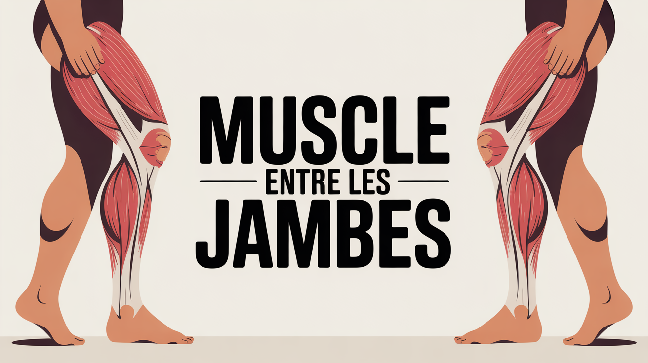 Illustration muscle entre les jambes focus bassin