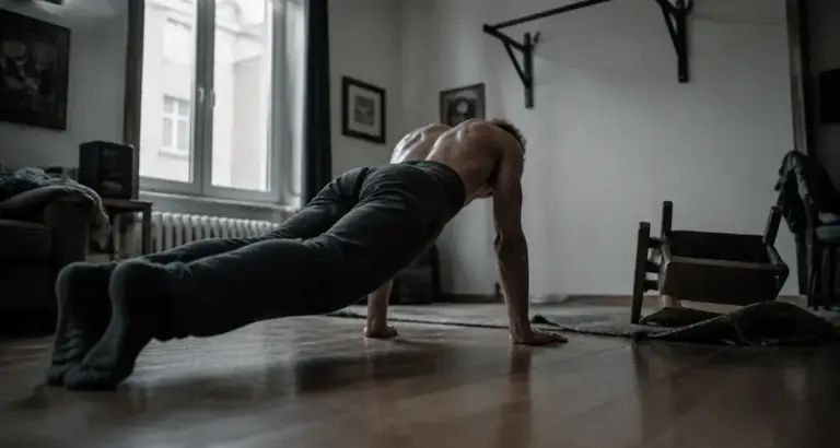 Musculation poids du corps programme sans matériel : pompes au sol