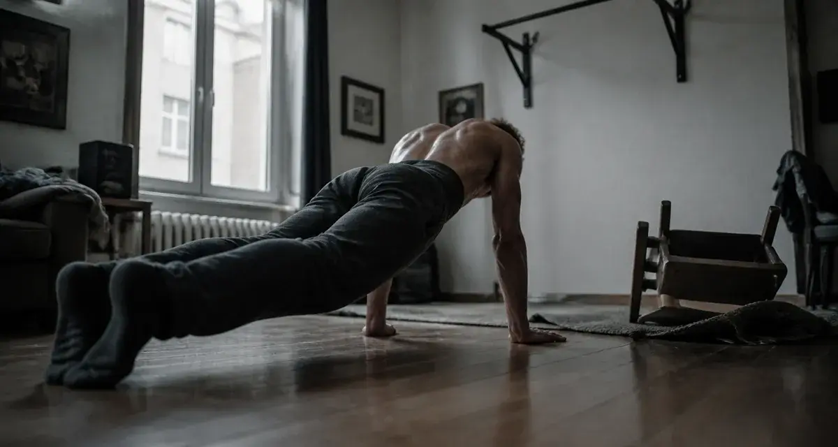 Musculation poids du corps programme sans matériel : pompes au sol