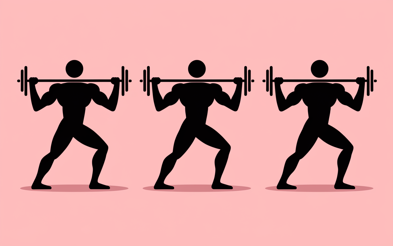 Exercices musculation tous les jours silhouette calendrier
