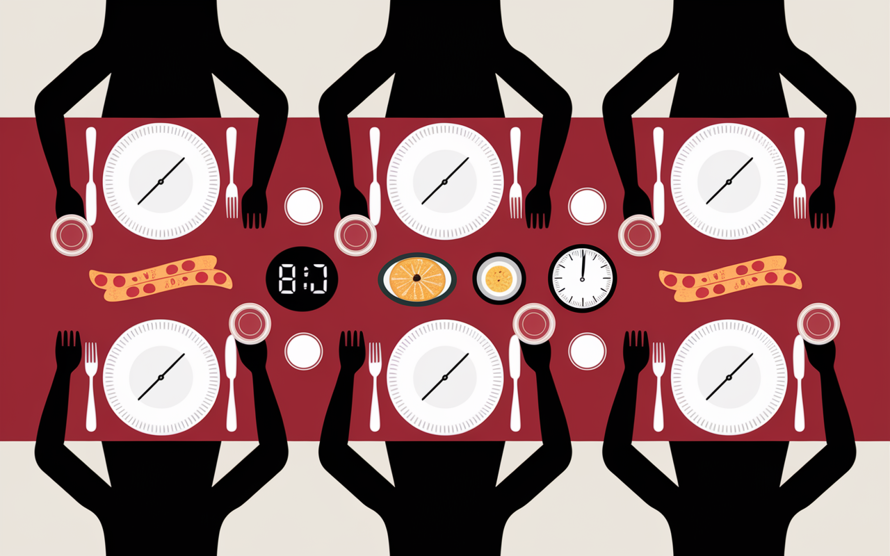 nopal avant ou apres le repas schema prise avec assiettes et montre