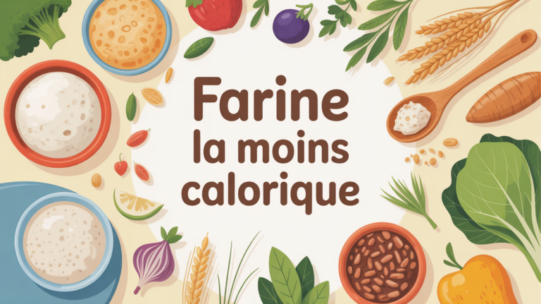 quelle est la farine la moins calorique vue d ensemble