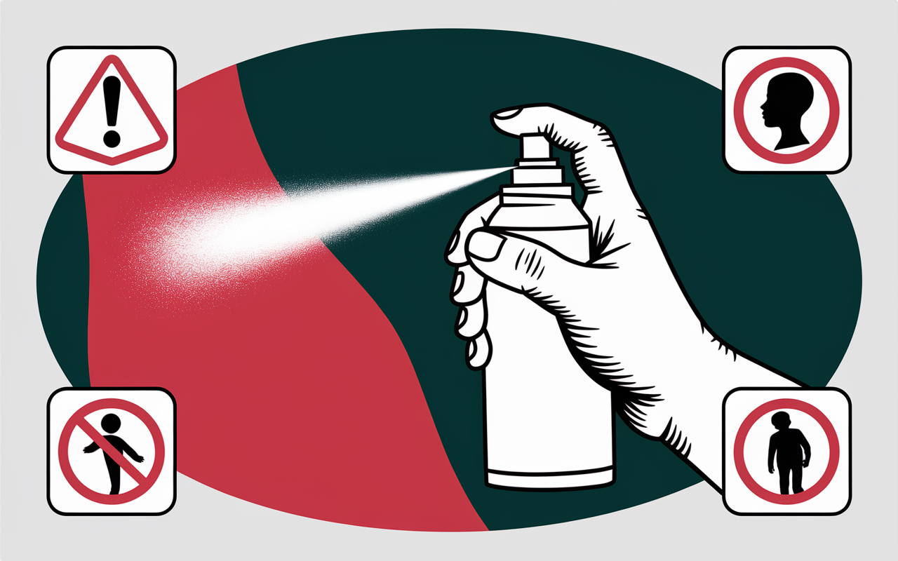risques reflex spray interdit en france pourquoi precautions usage