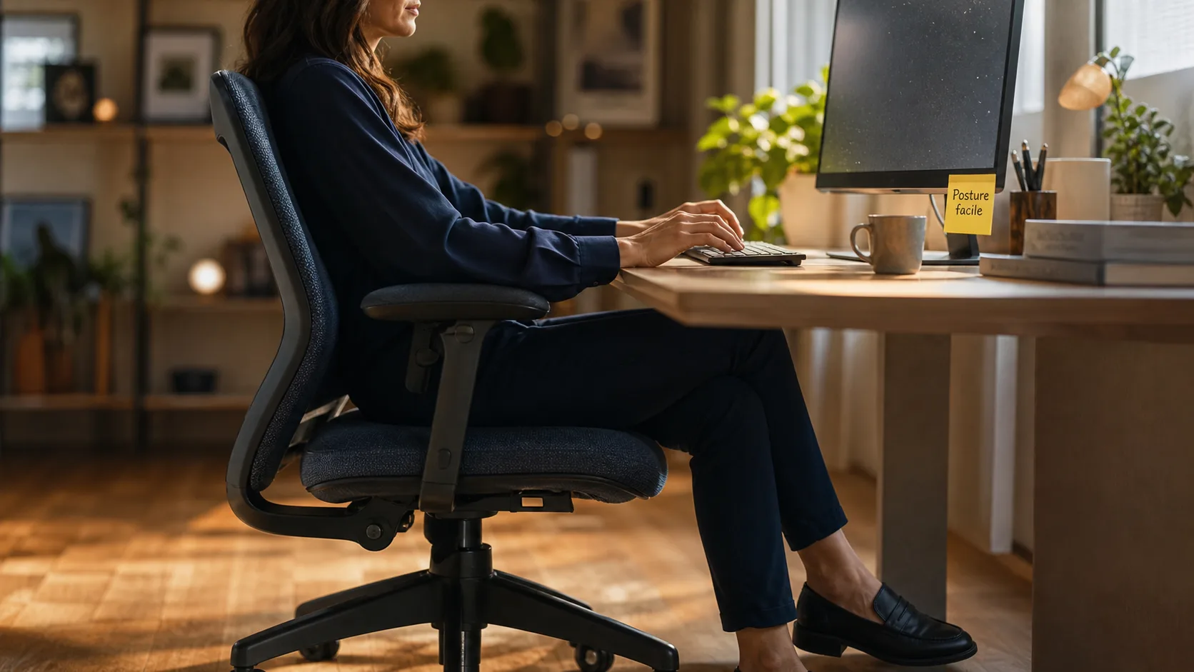 Améliorer sa posture au quotidien : réglages bureau, chaise et écran à hauteur des yeux