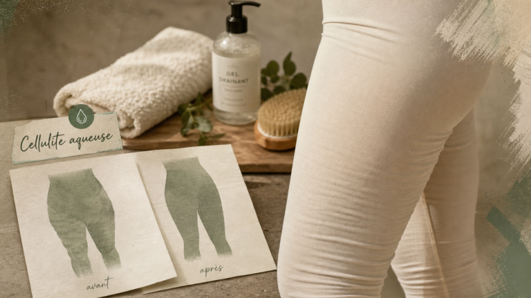 Cellulite aqueuse avant apres : drainage et sport sur les cuisses