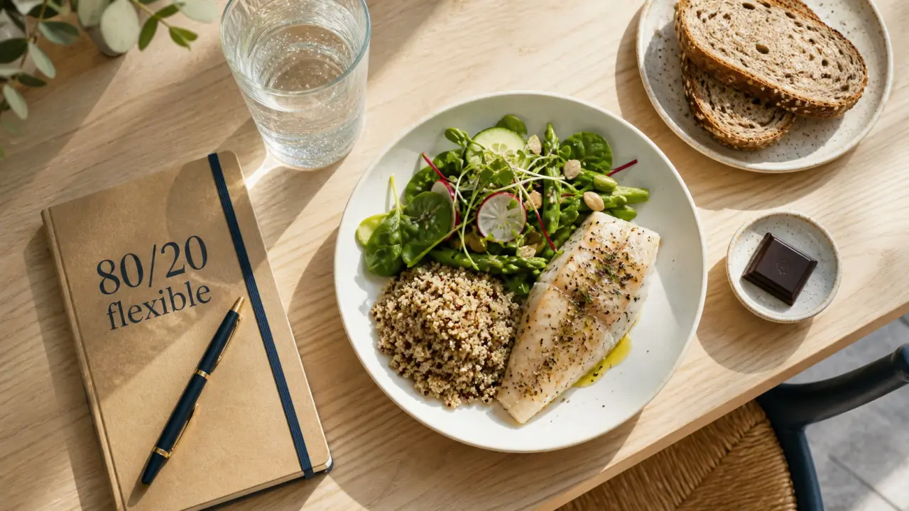 Assiette 80/20 : manger équilibré sans se priver, sans fringales