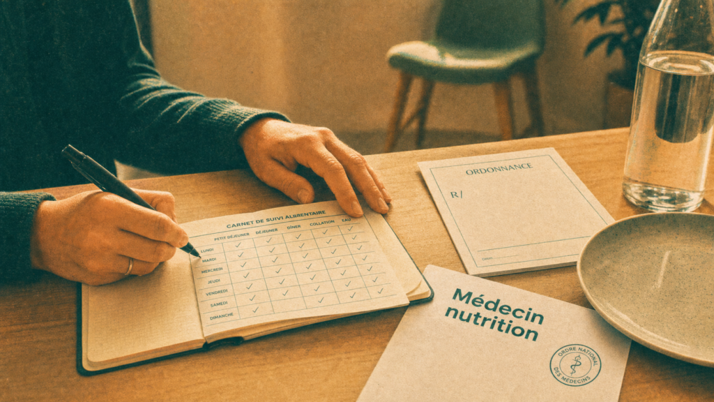 Différence médecin nutritionniste et diététicien nutritionniste : consultation et carnet alimentaire