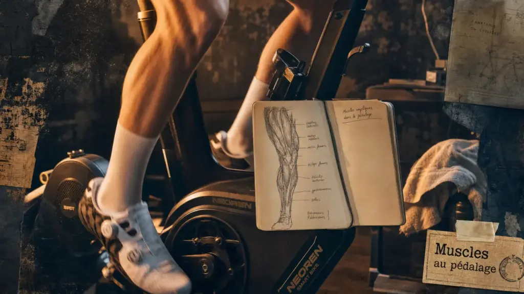 Muscle velo : cuisses et fessiers en action au pédalage